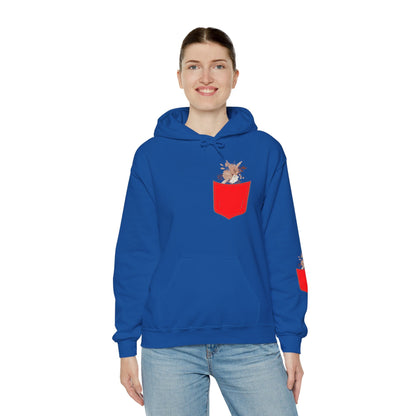 Funny Botanic Autumn Unisex Hoodie Sweatshirt with Pocket Flowers Boho Wear