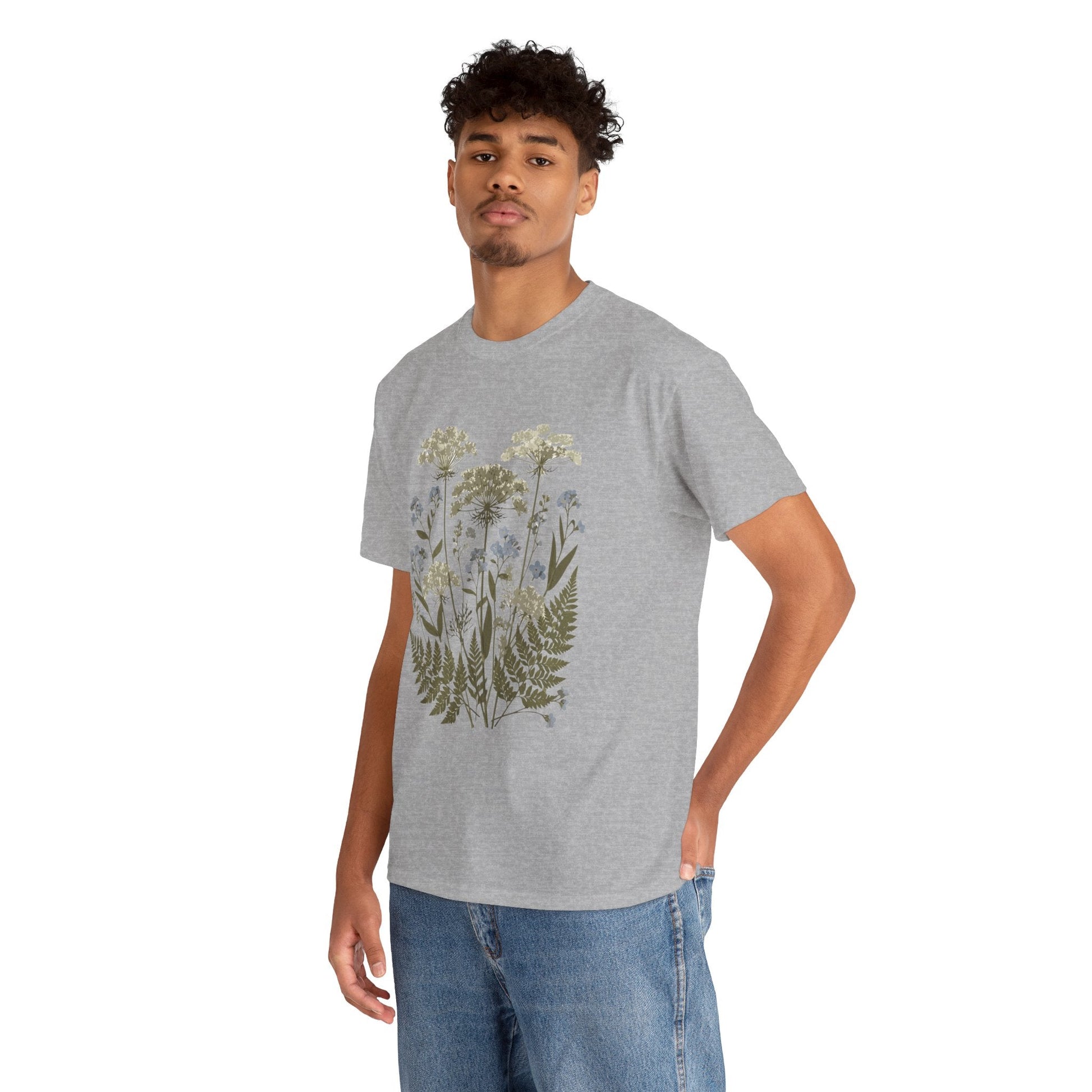Botanical Art Unisex Heavy Cotton Tee Printify