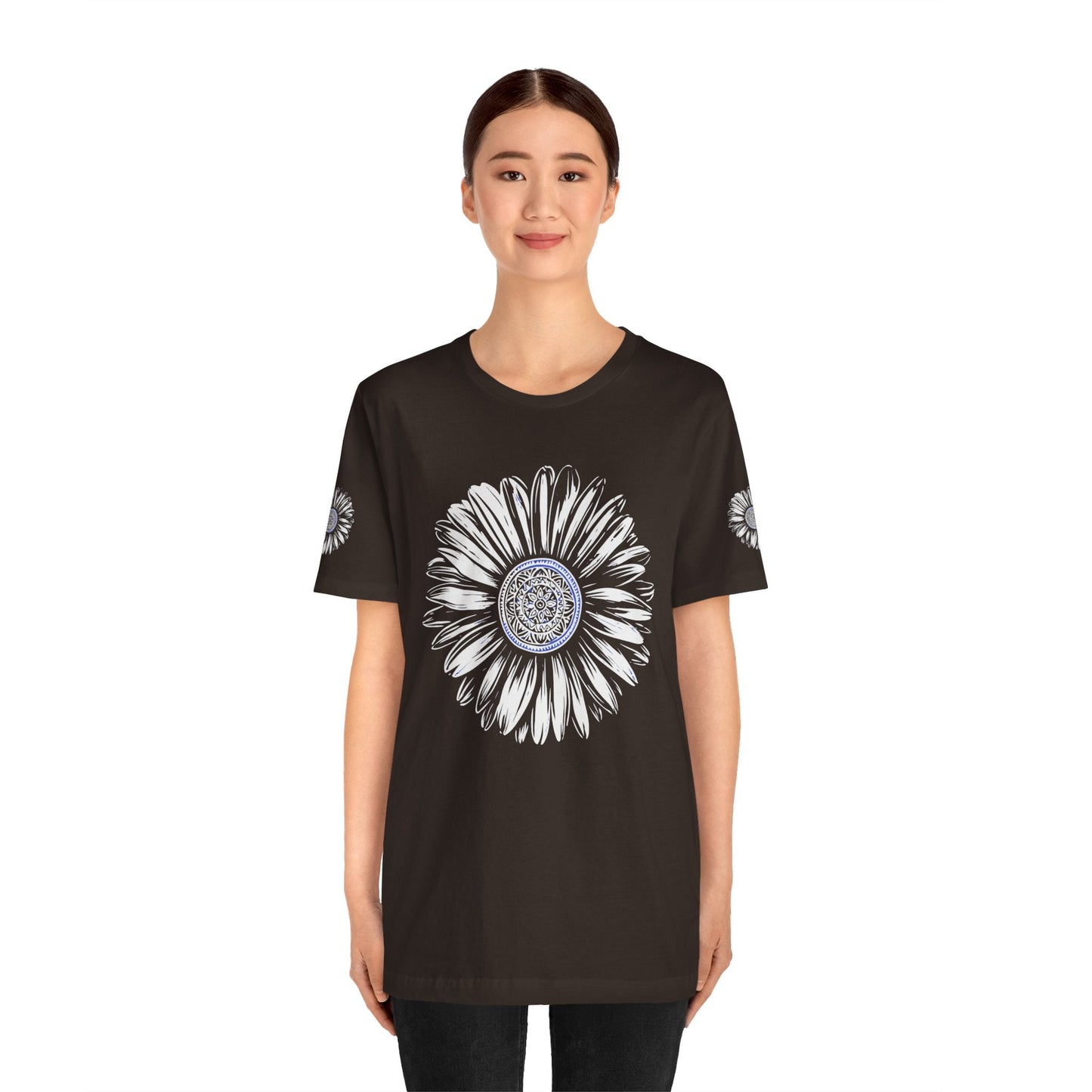 Boho Blue Mandala Tee Printify