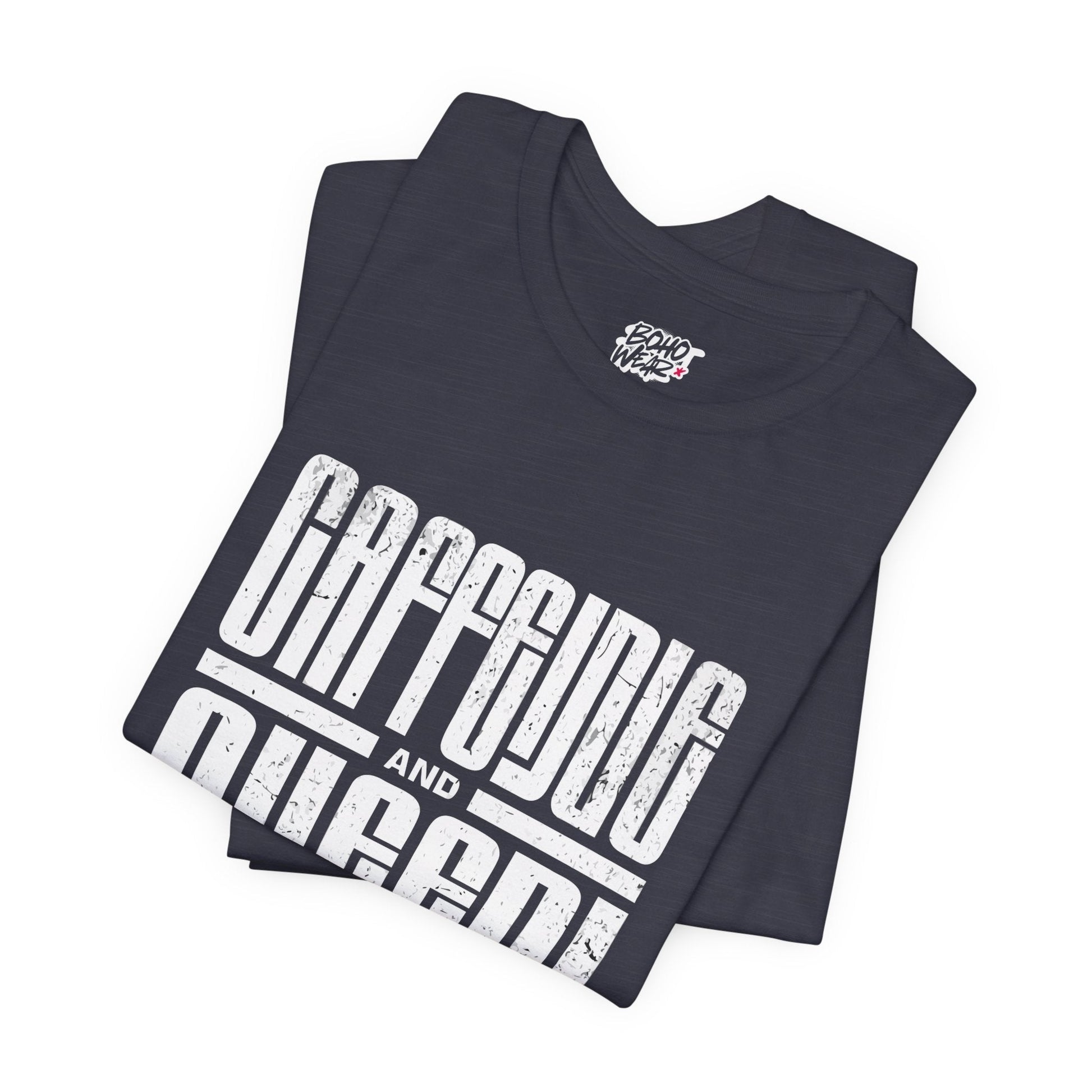 T-Shirt for Coffee Lovers - Caffeine Queen Design Boho Wear