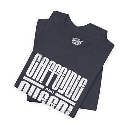 T-Shirt for Coffee Lovers - Caffeine Queen Design Boho Wear