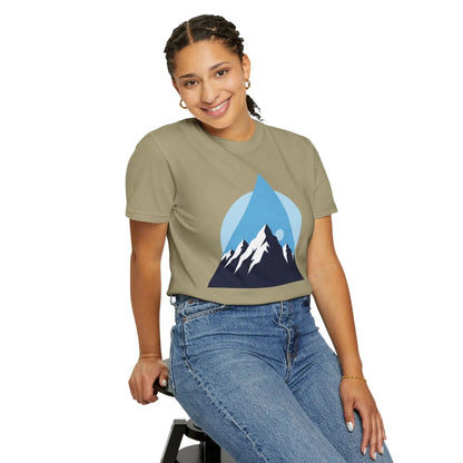Mountain Adventure Unisex Garment-Dyed T-shirt | Nature Lover Shirt, Outdoor Gift, Hiking Tee, Graphic Tee, Travel Apparel Boho Wear
