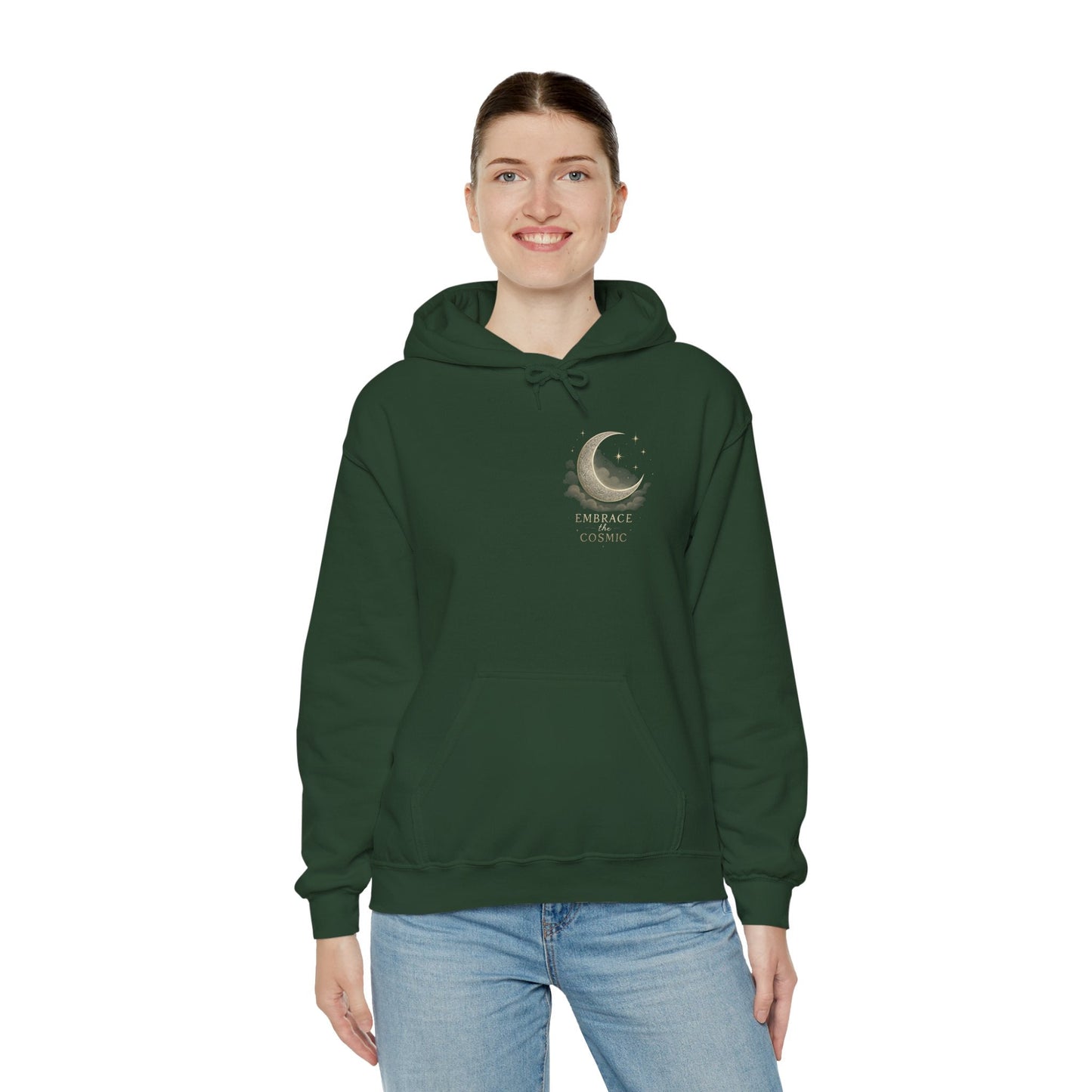Space Embrace Hoodie Sweatshirt Printify