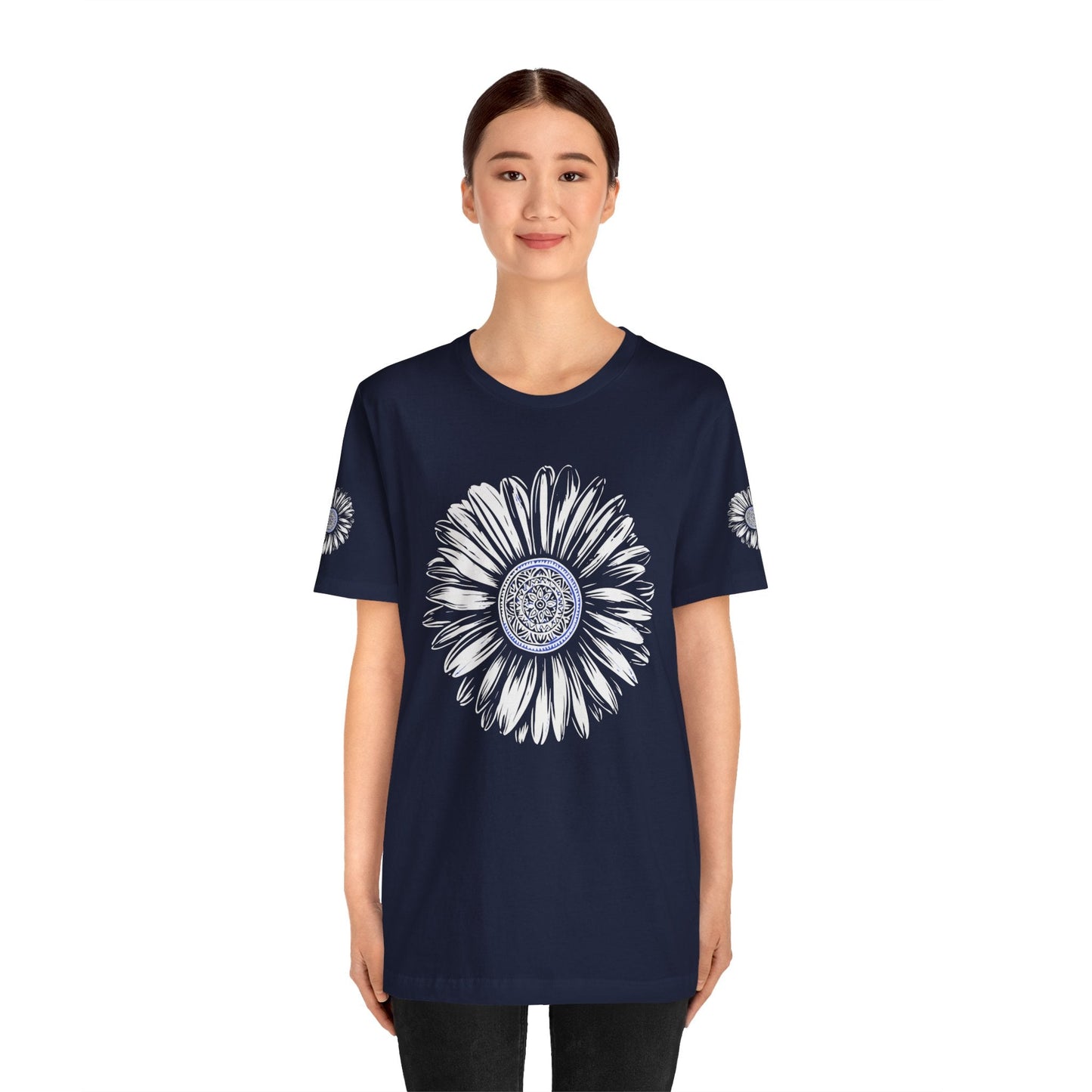 Boho Blue Mandala Tee Boho Wear