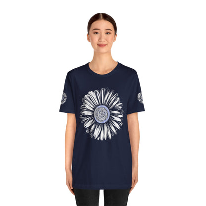 Boho Blue Mandala Tee Boho Wear