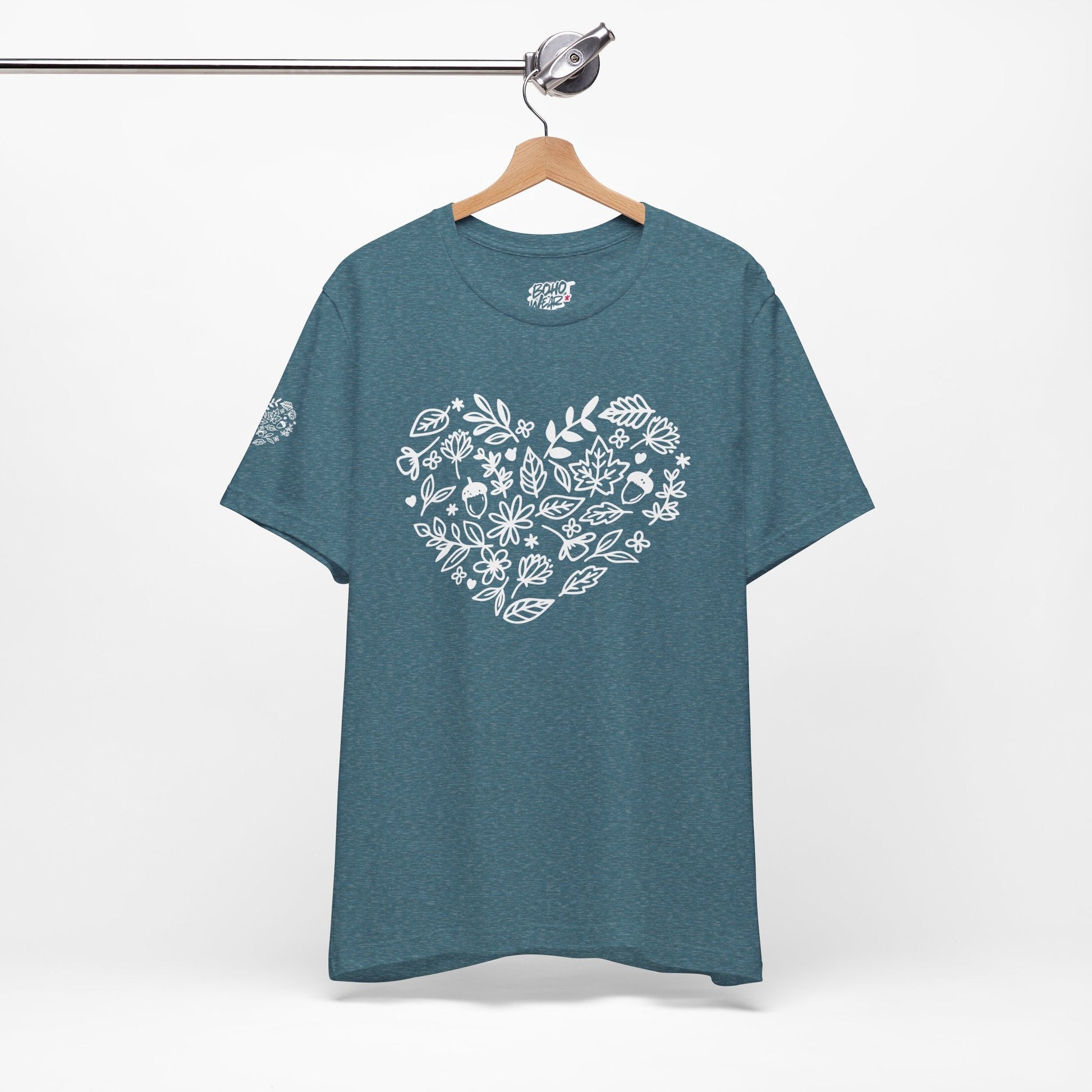 Floral Heart Tee Printify