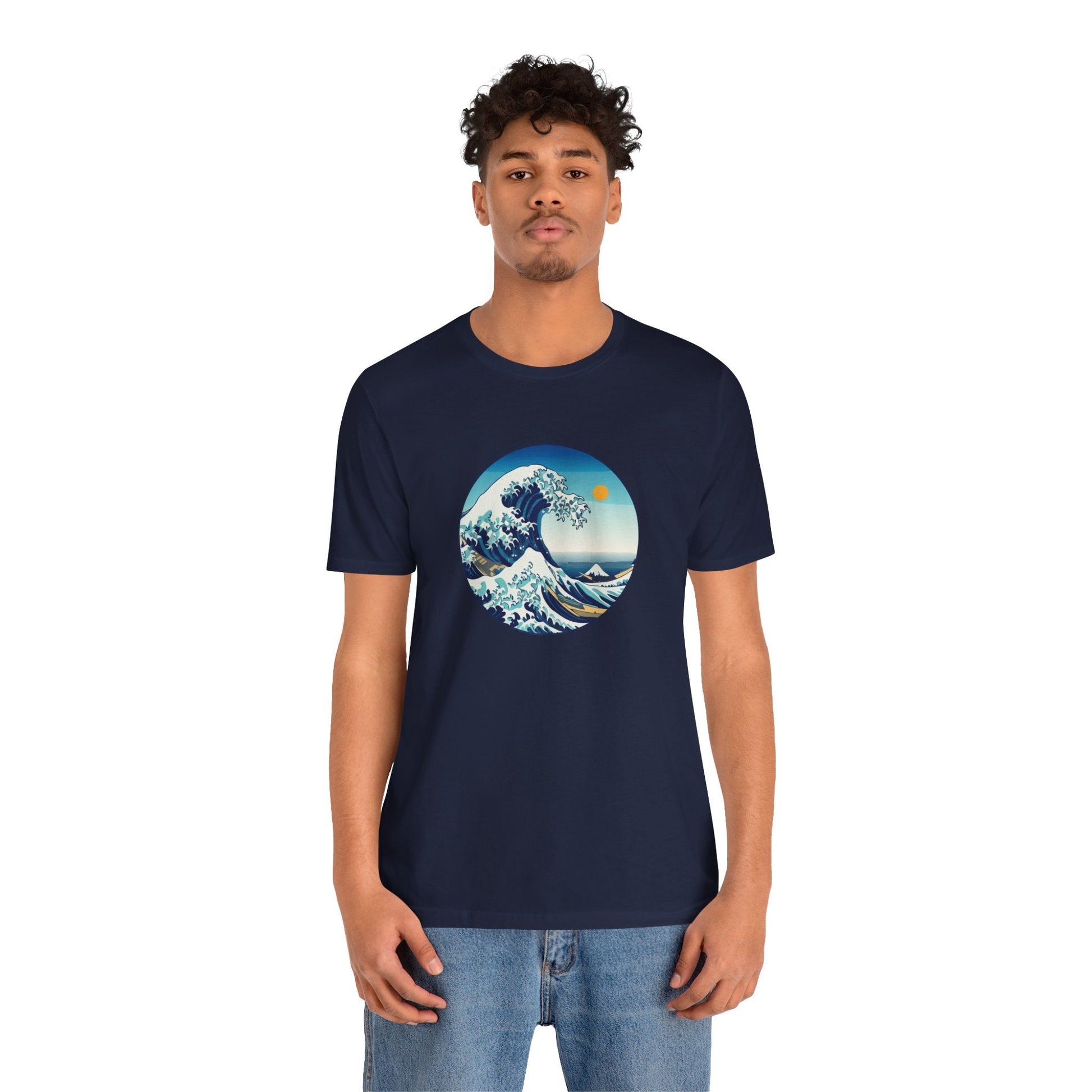 Ocean Wave Graphic Tee - Perfect for Beach Lovers, Summer Vibes, Casual Outfits, Gift for Surfers, Eco-Friendly Fashion Boho Wear