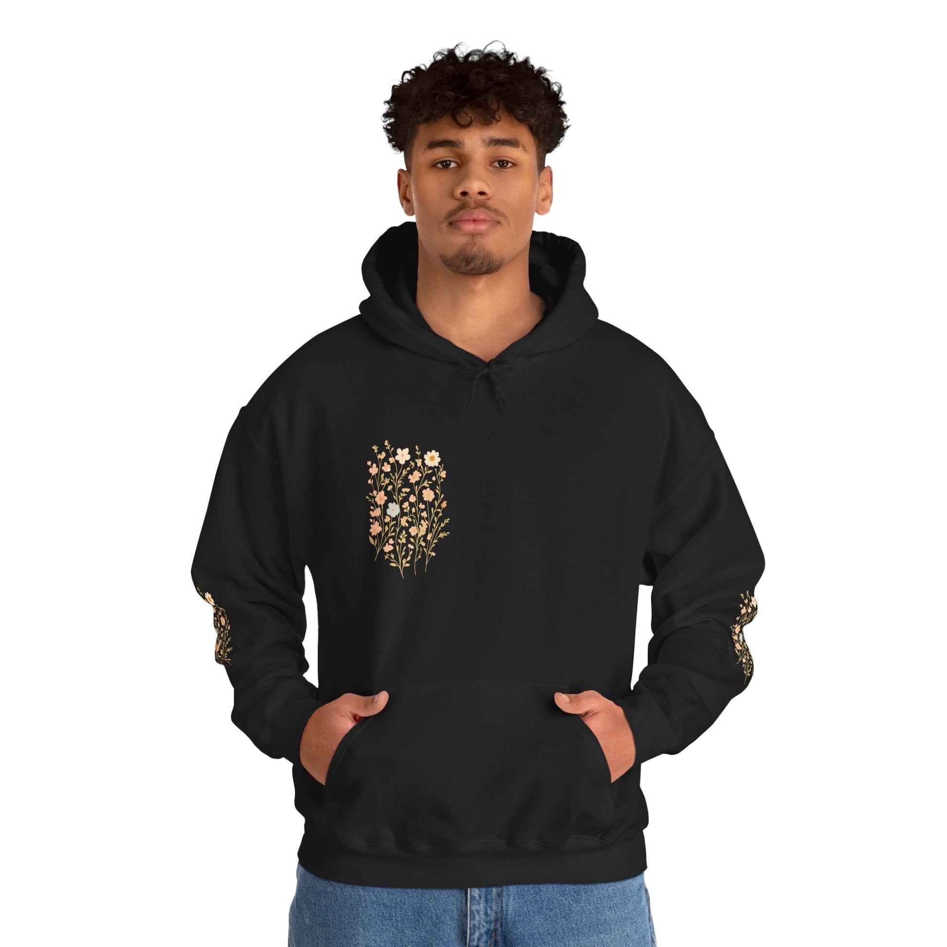 Hooded Sweatshirt - Wildflower Harmony Printify