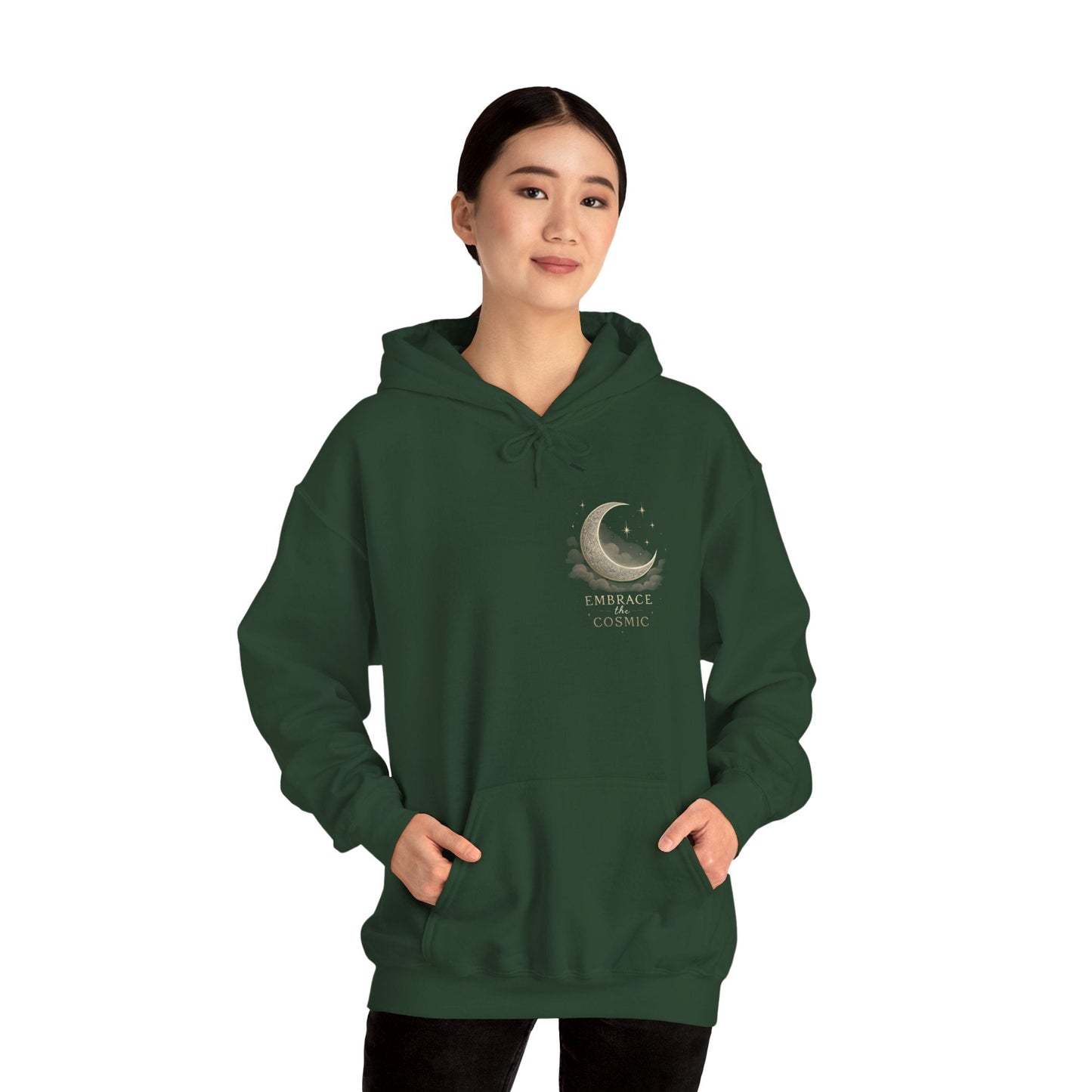 Space Embrace Hoodie Sweatshirt Printify