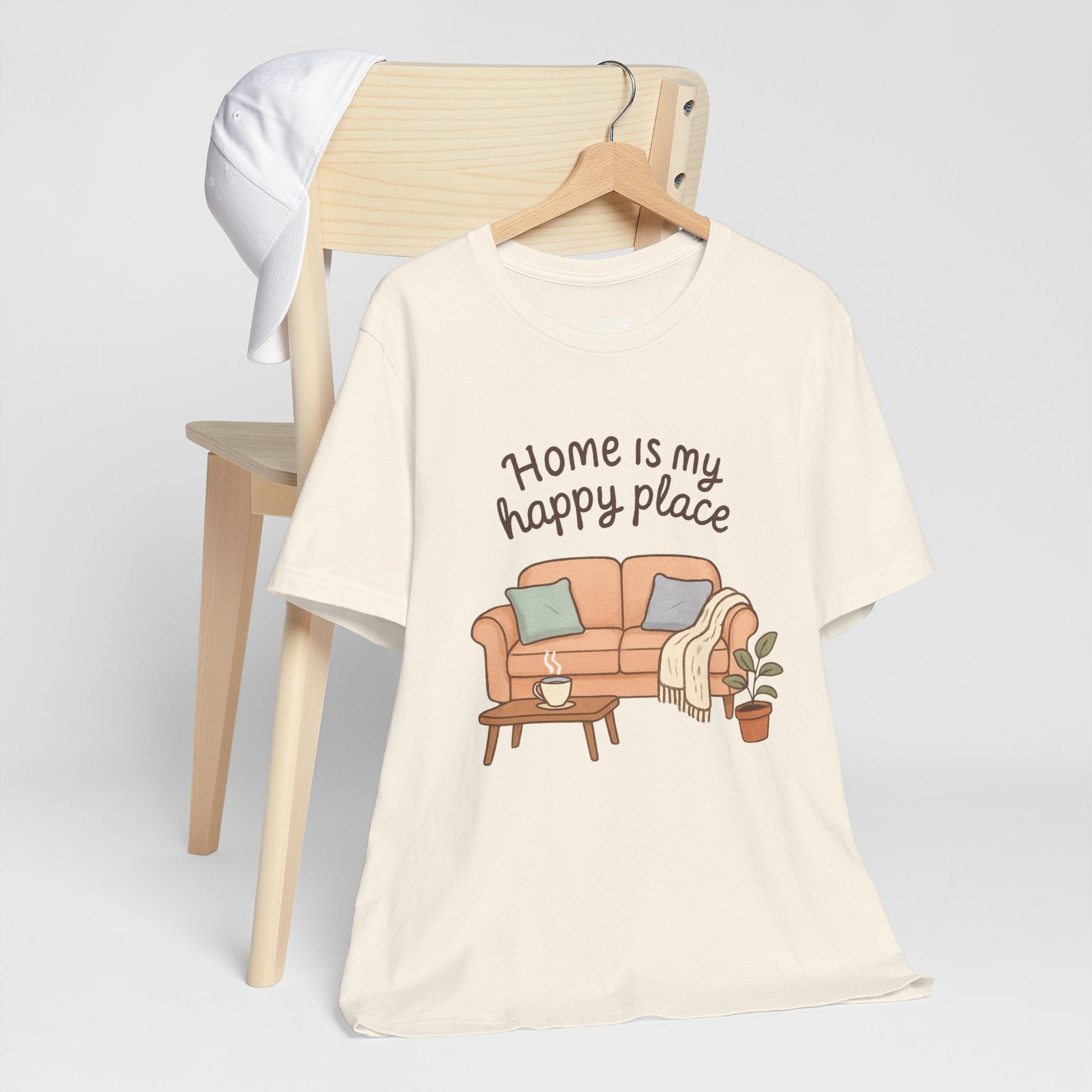 T-Shirt - Home is my Happy Place - Unisex Jersey Short Sleeve Tee Boho Wear