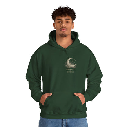 Space Embrace Hoodie Sweatshirt Printify