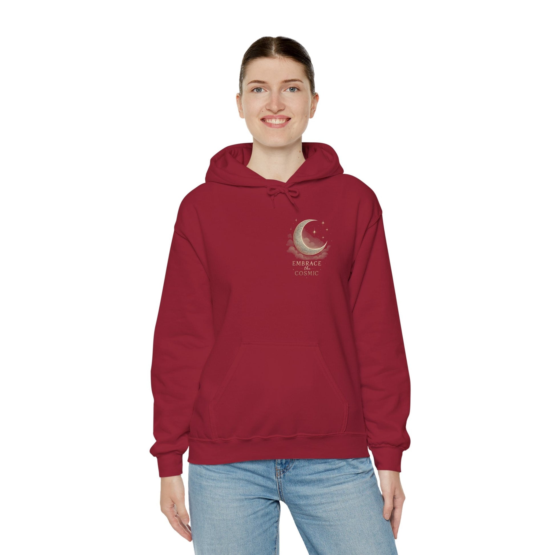 Space Embrace Hoodie Sweatshirt Printify