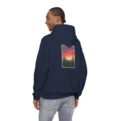 Desert Sunset Hoodie - Cozy Unisex Sweatshirt for Outdoor Lovers, Perfect for Gifts, Travel, Camping, and Relaxation Boho Wear