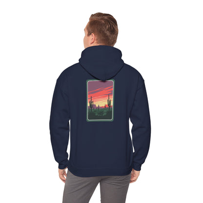 Desert Sunset Hoodie - Cozy Unisex Sweatshirt for Outdoor Lovers, Perfect for Gifts, Travel, Camping, and Relaxation Boho Wear