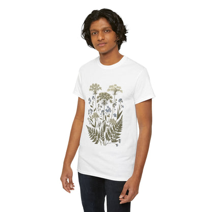 Botanical Art Unisex Heavy Cotton Tee Printify