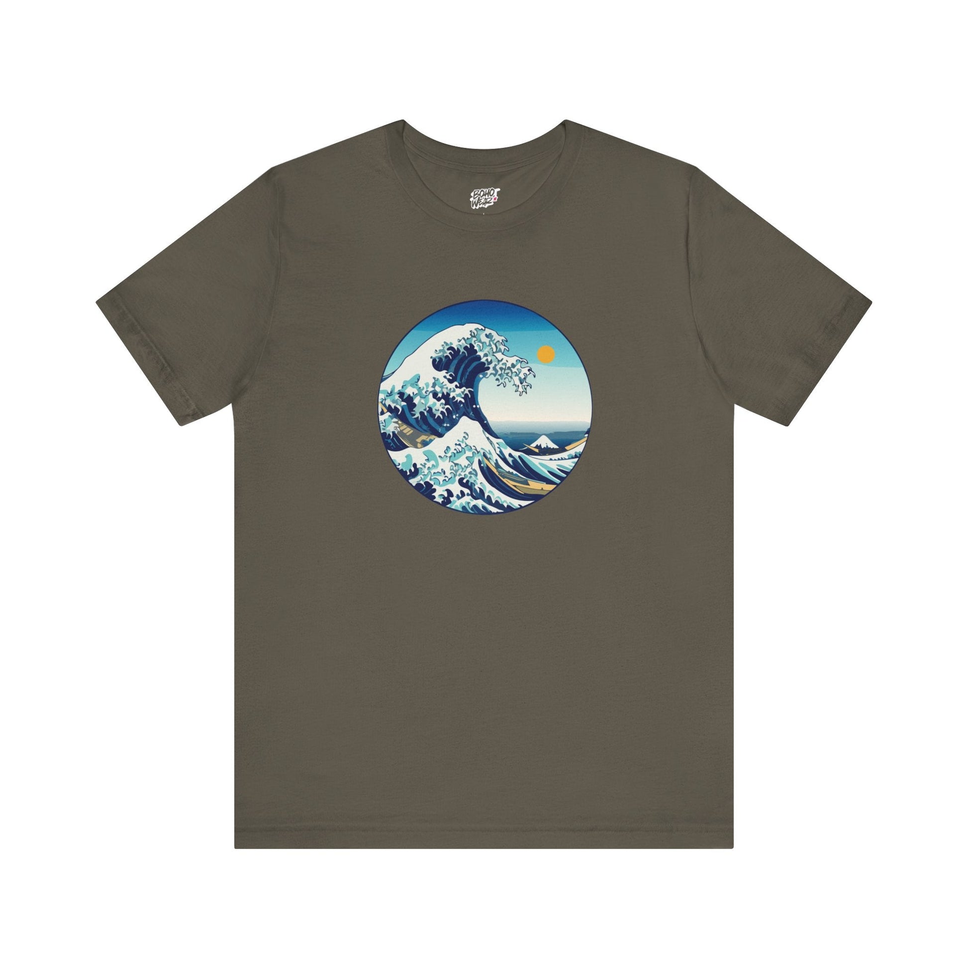 Ocean Wave Graphic Tee - Perfect for Beach Lovers, Summer Vibes, Casual Outfits, Gift for Surfers, Eco-Friendly Fashion Printify