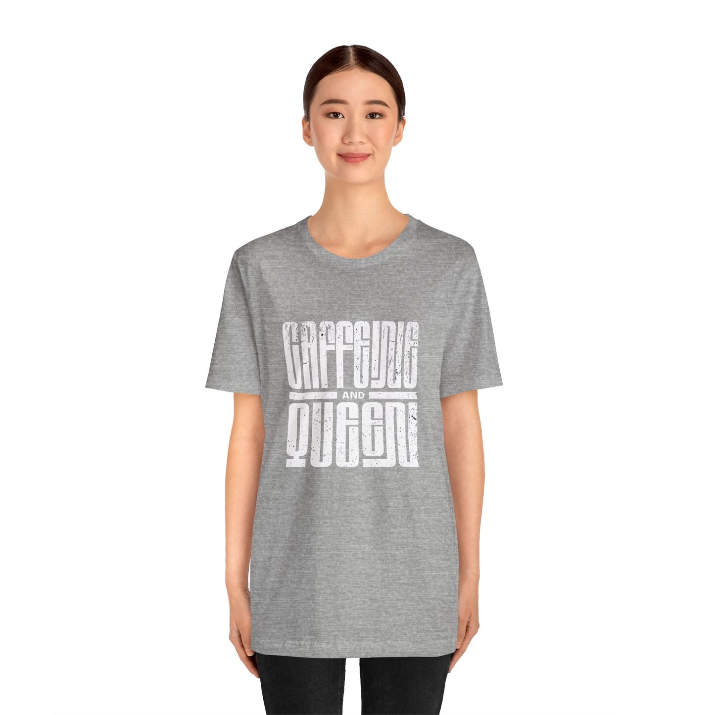 T-Shirt for Coffee Lovers - Caffeine Queen Design Boho Wear