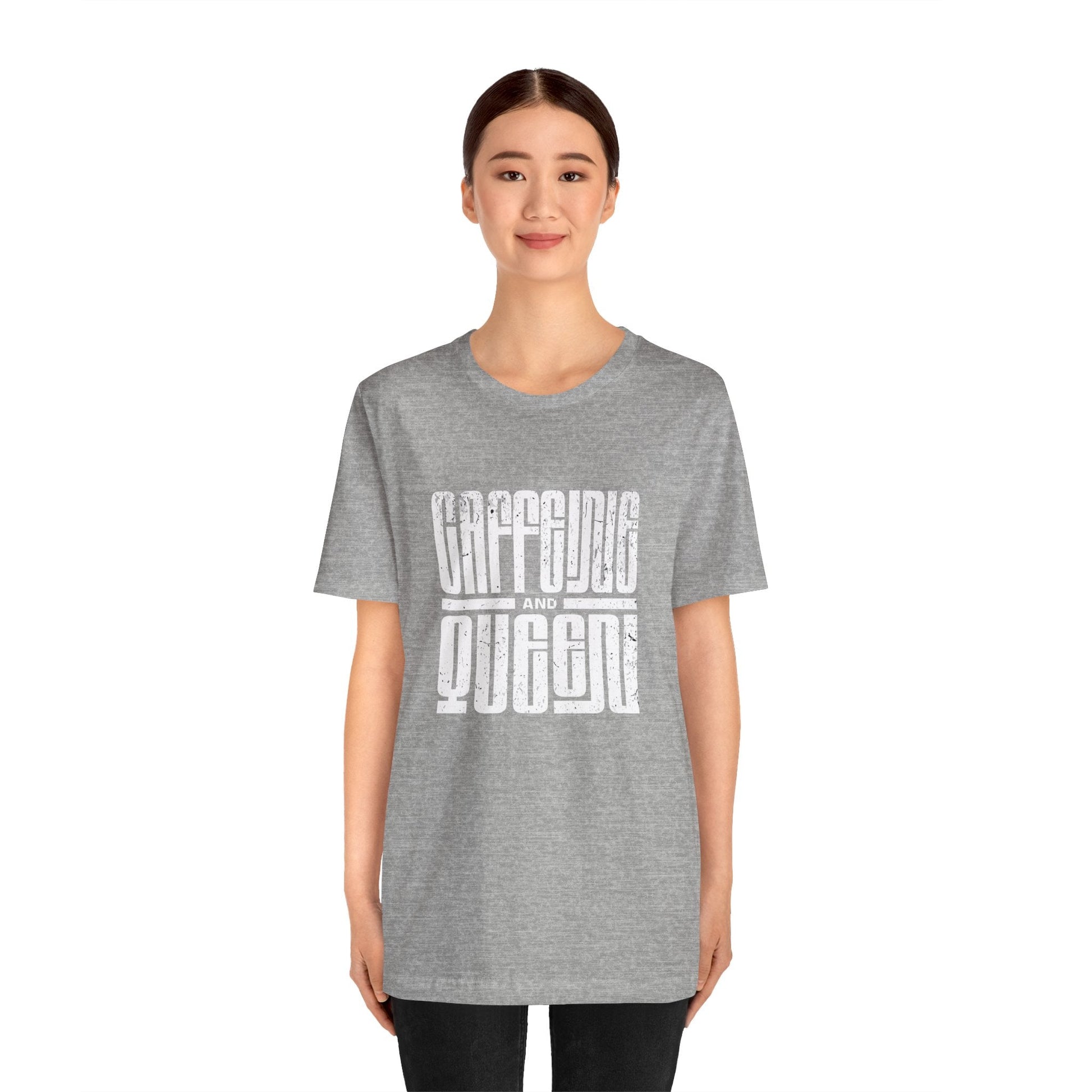 T-Shirt for Coffee Lovers - Caffeine Queen Design Boho Wear