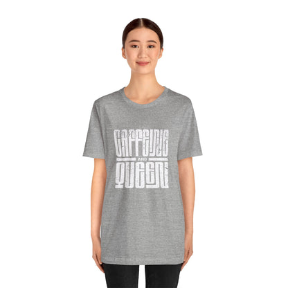 T-Shirt for Coffee Lovers - Caffeine Queen Design Boho Wear