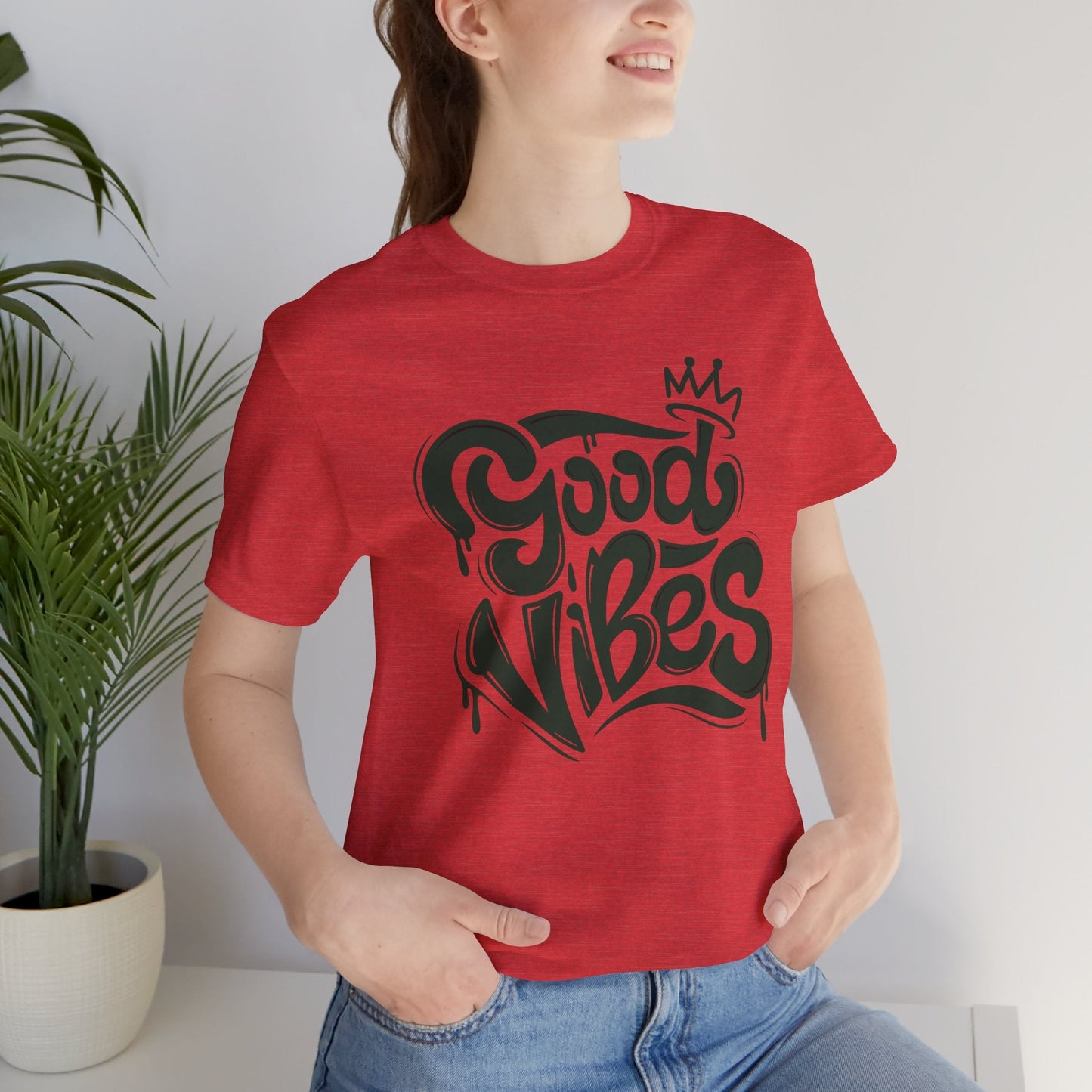 Good Vibes Unisex Jersey Tee Printify