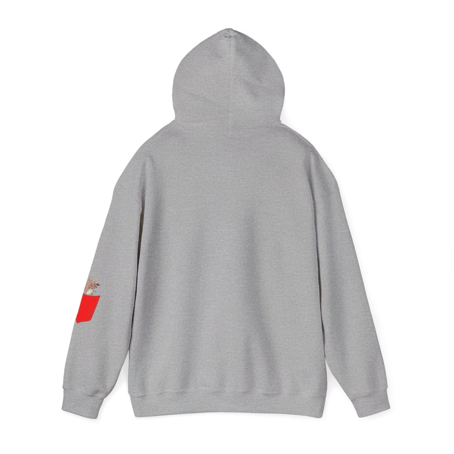 Funny Botanic Autumn Unisex Hoodie Sweatshirt with Pocket Flowers Printify