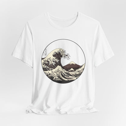 Ocean Wave Graphic Tee | Cool Casual Wear, Beach Lover Gift, Art Inspired Shirt, Summer Attire, Gift for Him/Her Printify