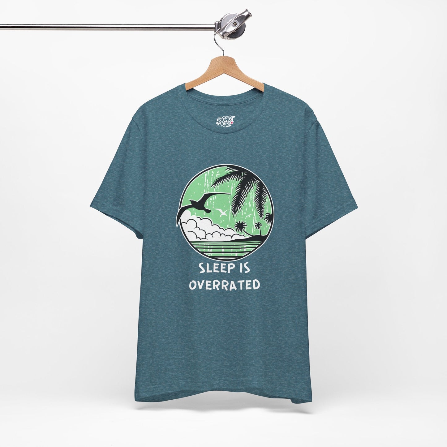 Sleepy Days Unisex Tee: Beach Lovers Boho Wear