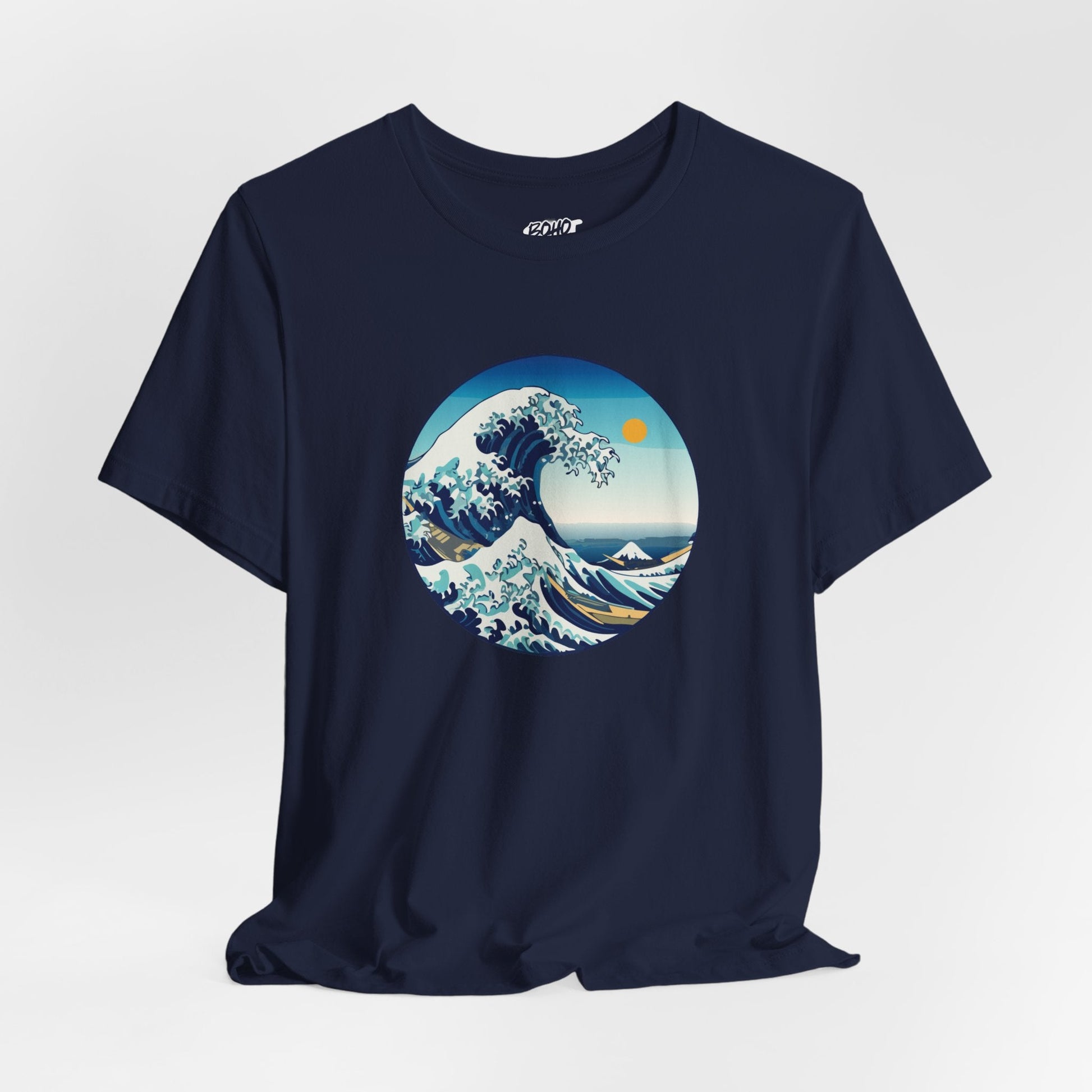 Ocean Wave Graphic Tee - Perfect for Beach Lovers, Summer Vibes, Casual Outfits, Gift for Surfers, Eco-Friendly Fashion Boho Wear