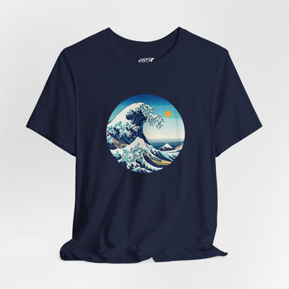 Ocean Wave Graphic Tee - Perfect for Beach Lovers, Summer Vibes, Casual Outfits, Gift for Surfers, Eco-Friendly Fashion Boho Wear