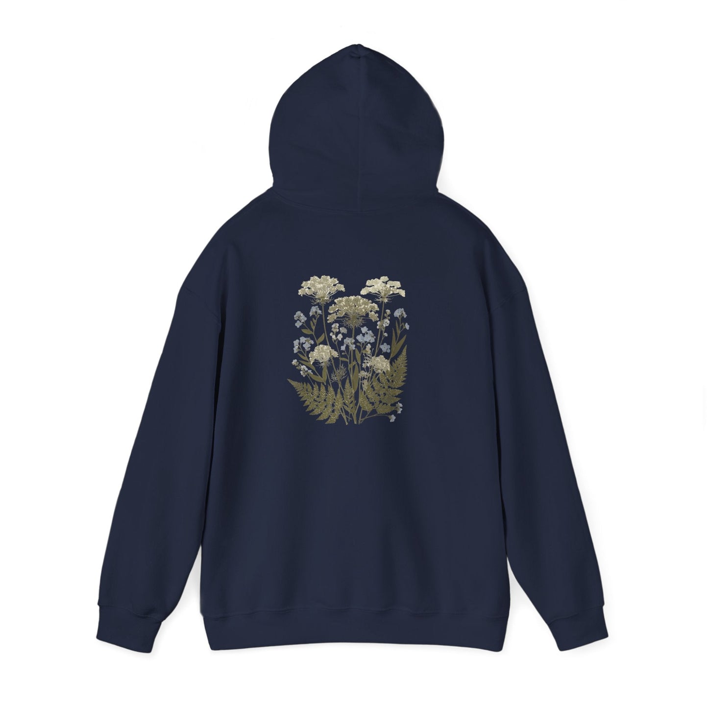 Botanical Print Unisex Hoodie - Embrace Nature Boho Wear