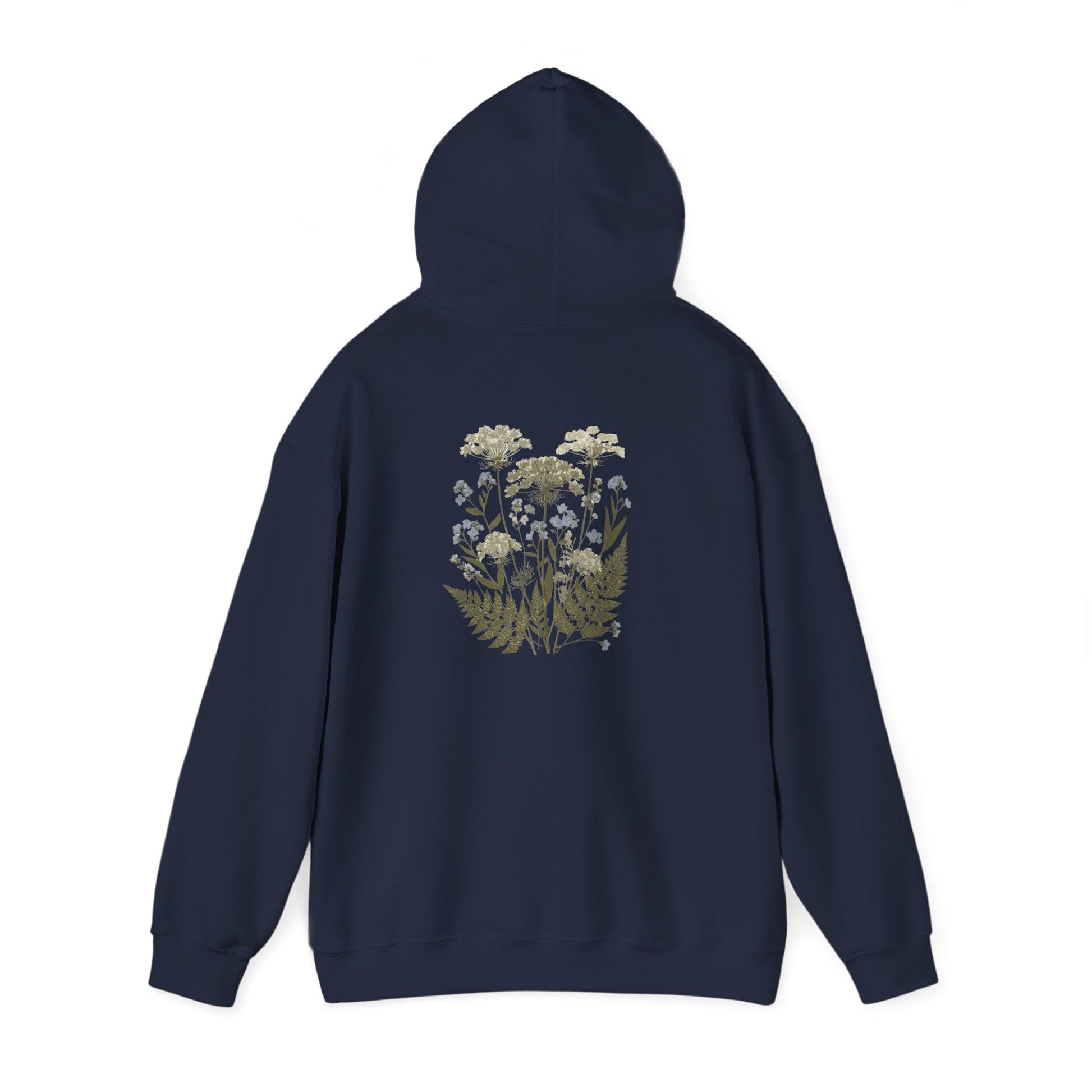 Botanical Print Unisex Hoodie - Embrace Nature Boho Wear