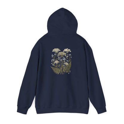 Botanical Print Unisex Hoodie - Embrace Nature Boho Wear