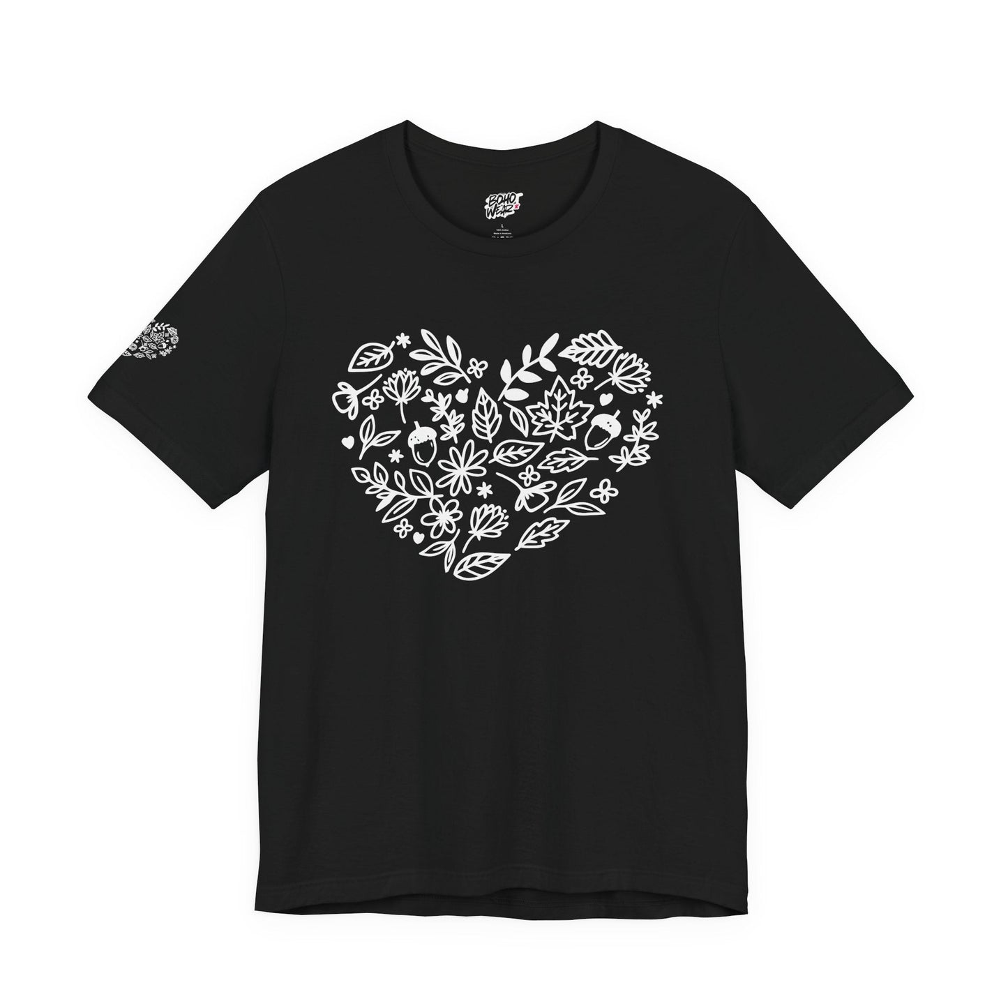 Floral Heart Tee Printify