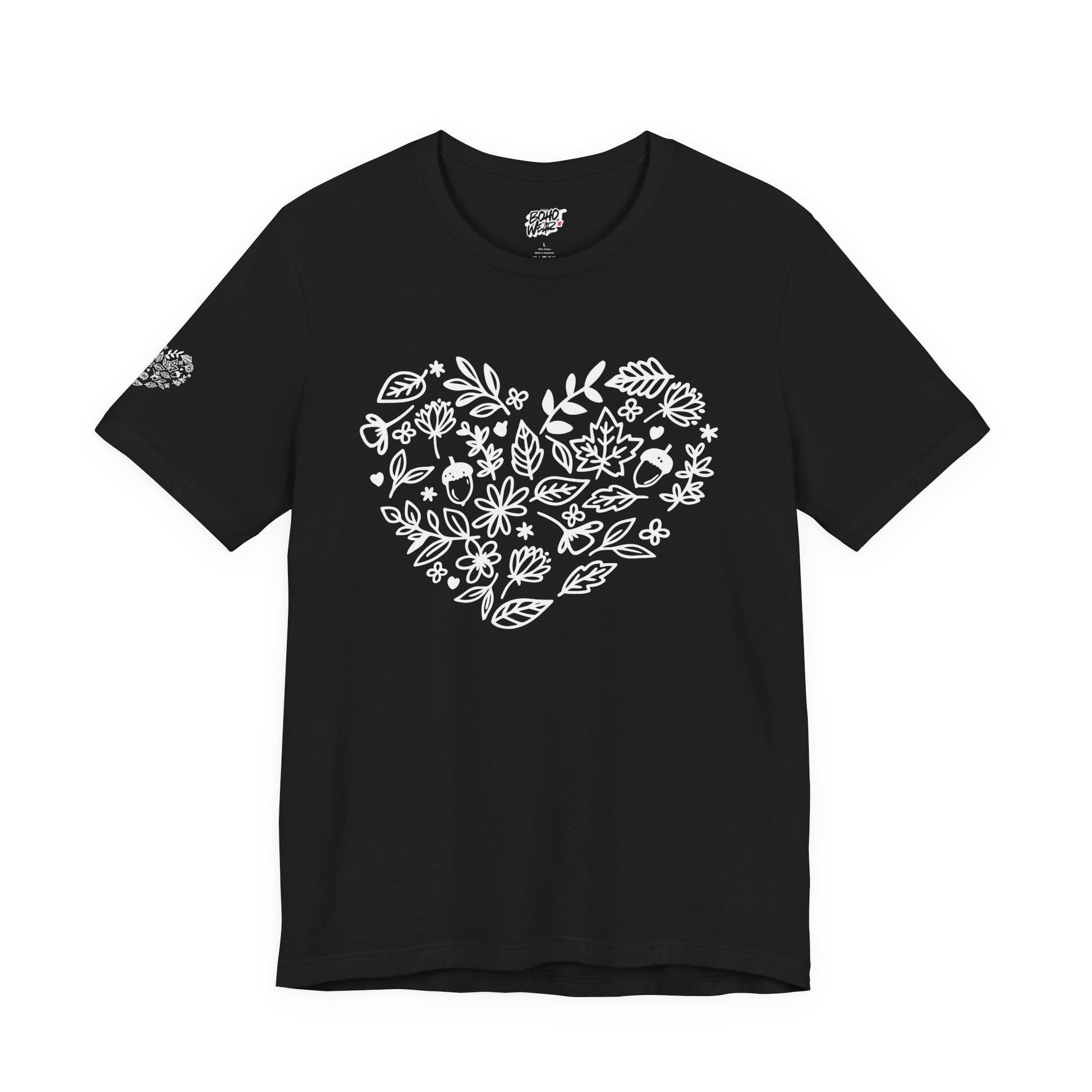 Floral Heart Tee Printify