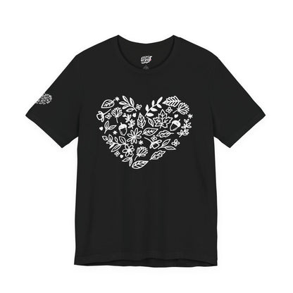 Floral Heart Tee Printify