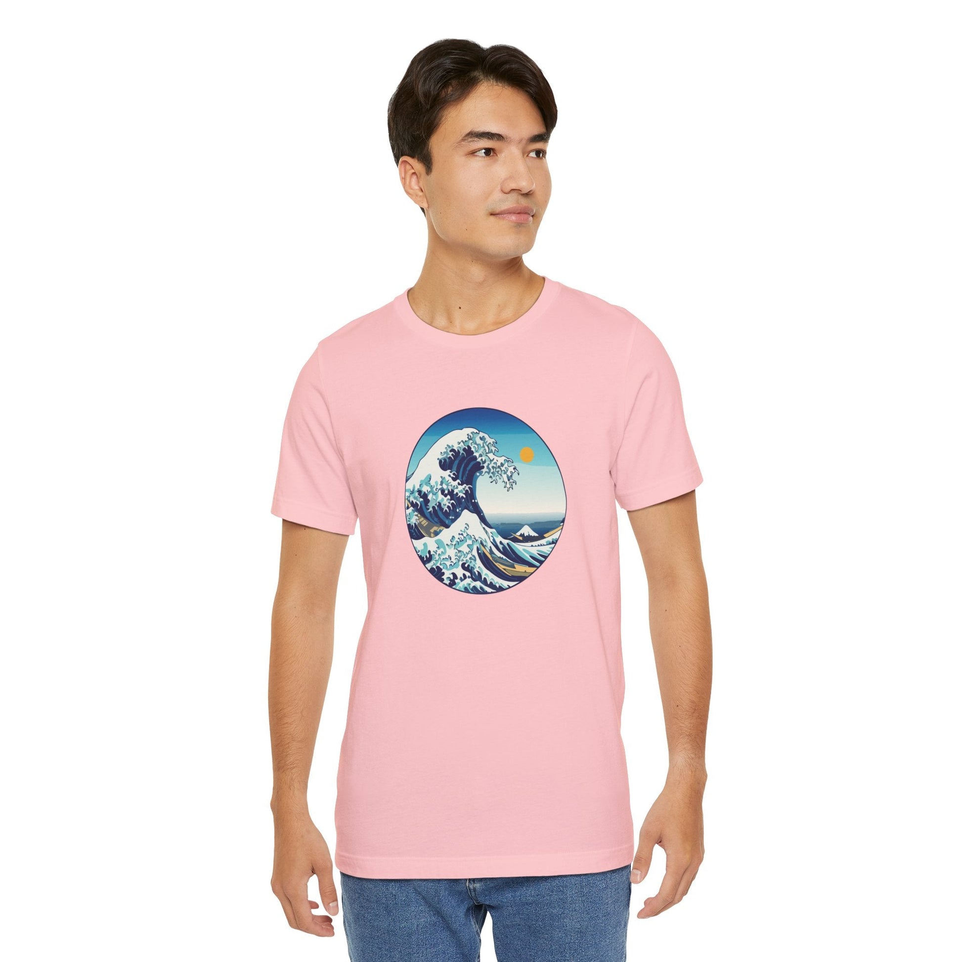 Ocean Wave Graphic Tee - Perfect for Beach Lovers, Summer Vibes, Casual Outfits, Gift for Surfers, Eco-Friendly Fashion Boho Wear