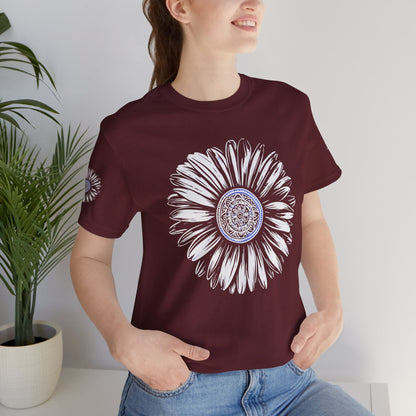 Boho Blue Mandala Tee Boho Wear