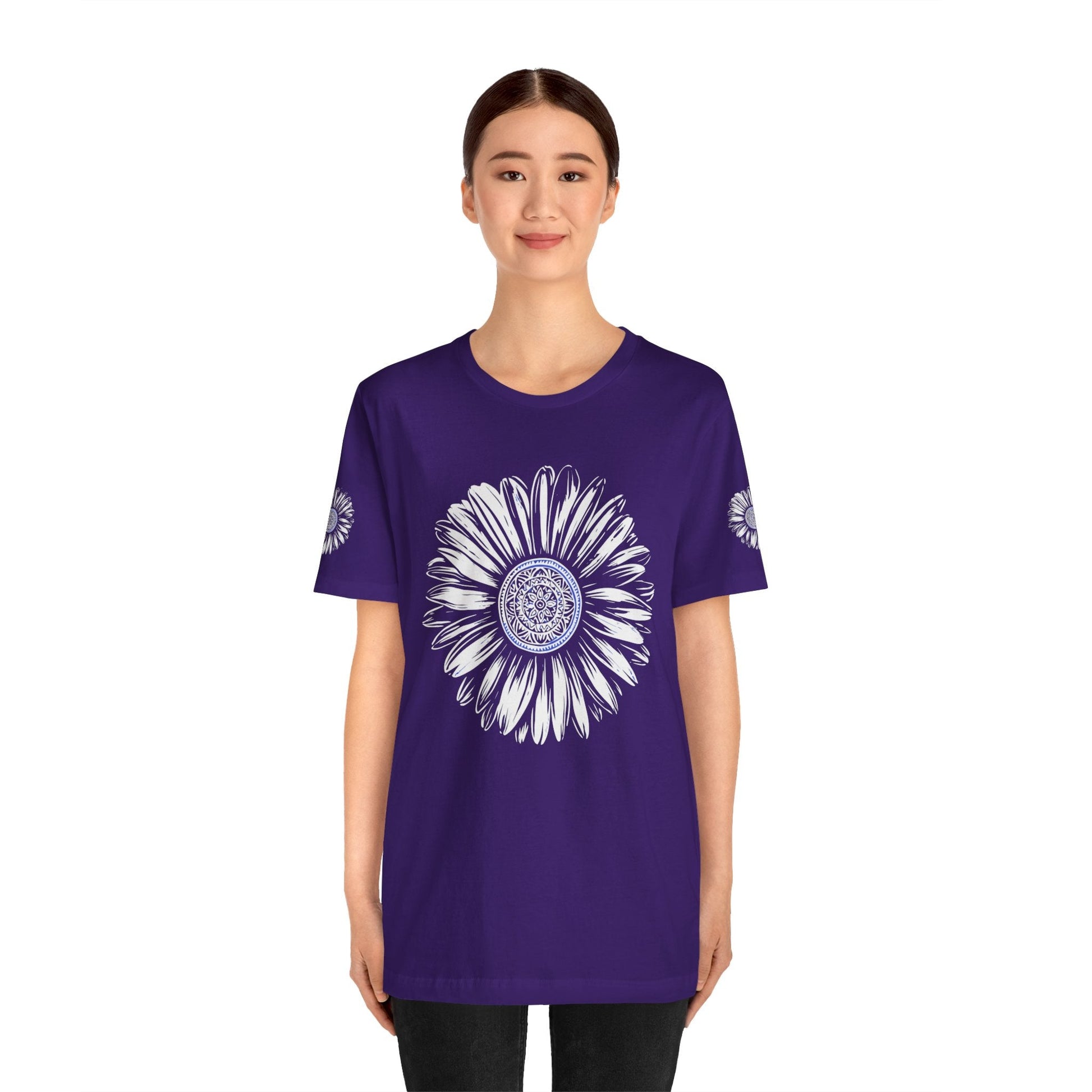 Boho Blue Mandala Tee Boho Wear