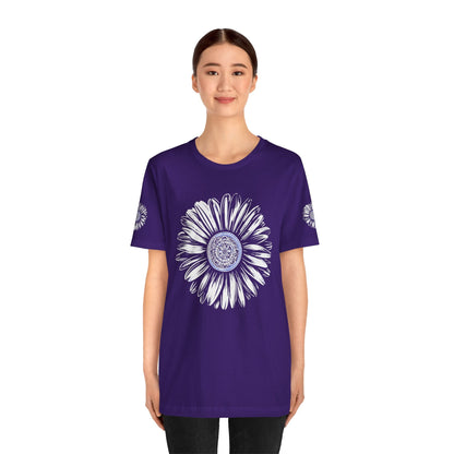 Boho Blue Mandala Tee Boho Wear