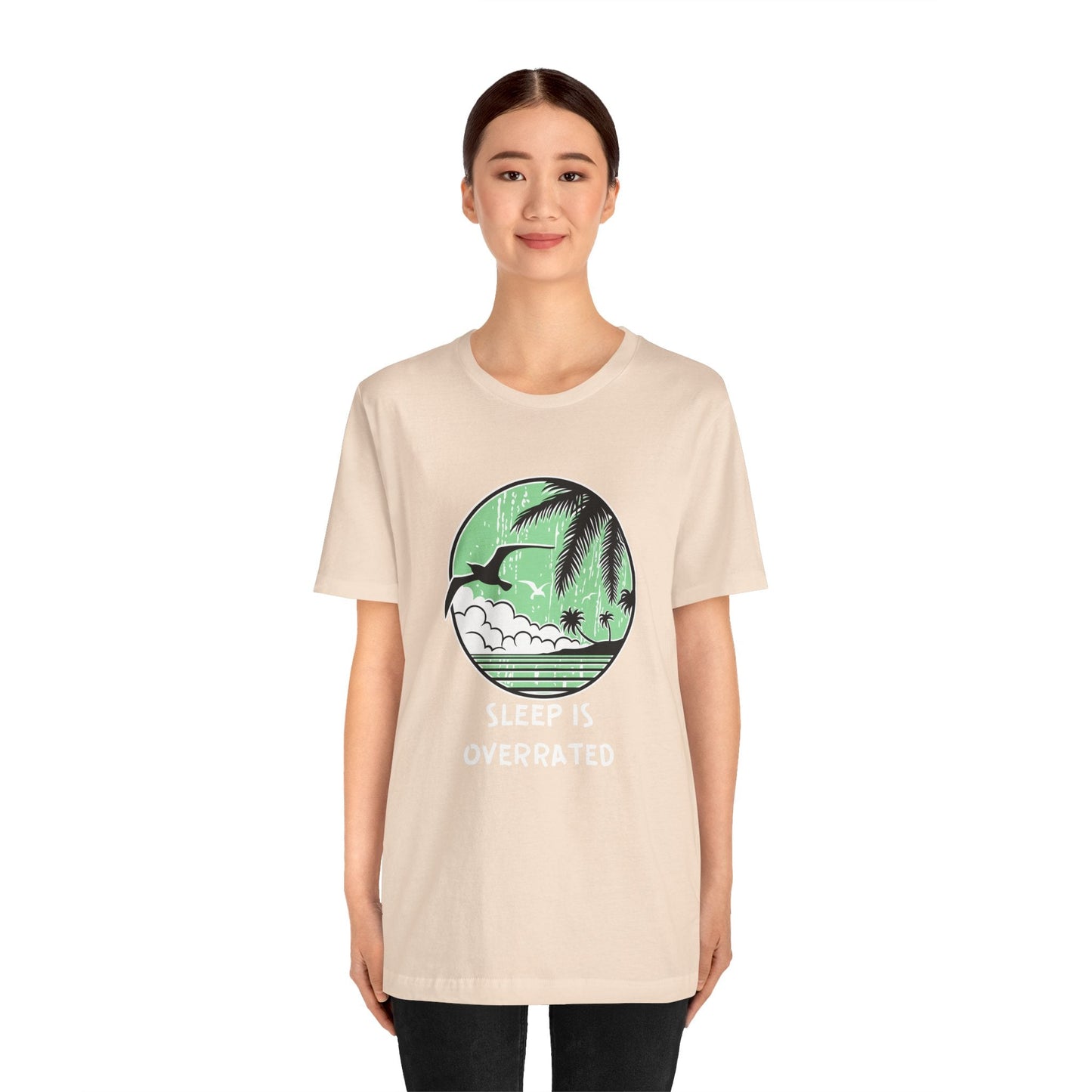Sleepy Days Unisex Tee: Beach Lovers Printify