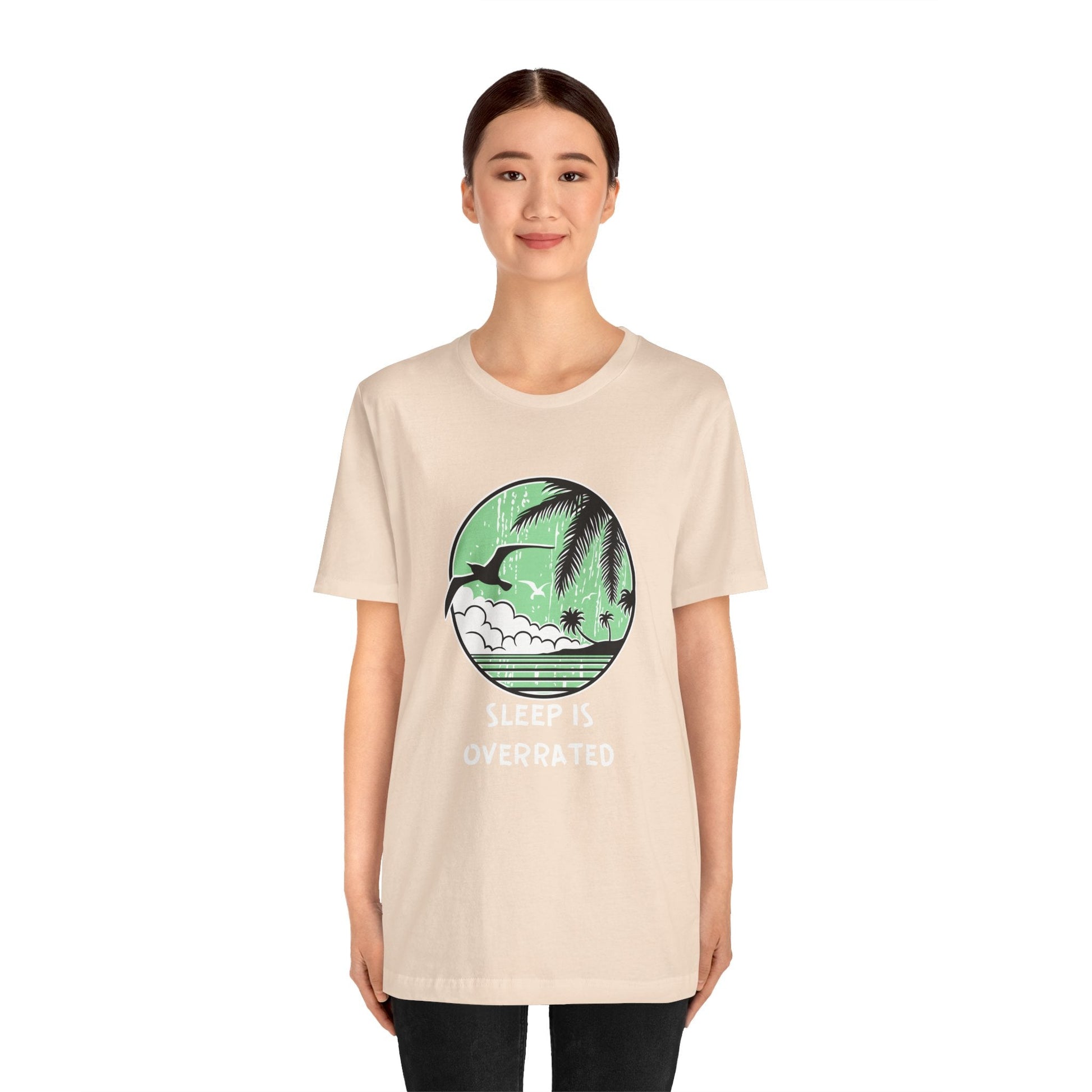 Sleepy Days Unisex Tee: Beach Lovers Printify