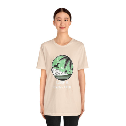 Sleepy Days Unisex Tee: Beach Lovers Printify
