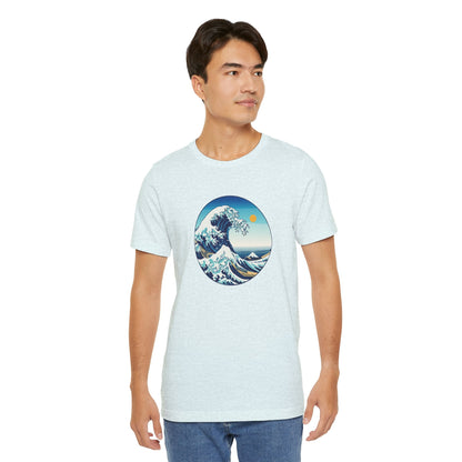 Ocean Wave Graphic Tee - Perfect for Beach Lovers, Summer Vibes, Casual Outfits, Gift for Surfers, Eco-Friendly Fashion Printify