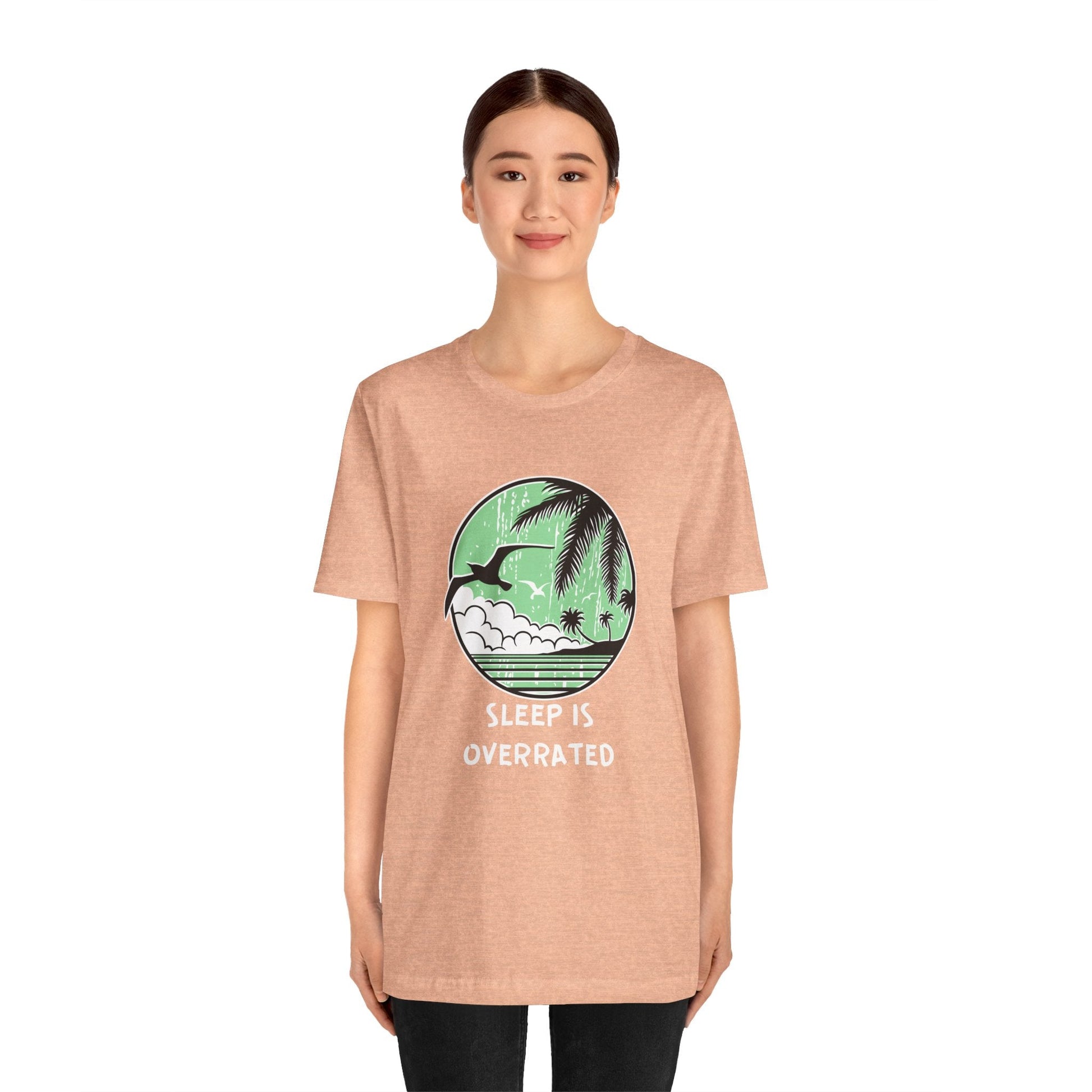 Sleepy Days Unisex Tee: Beach Lovers Printify