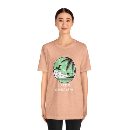 Sleepy Days Unisex Tee: Beach Lovers Printify