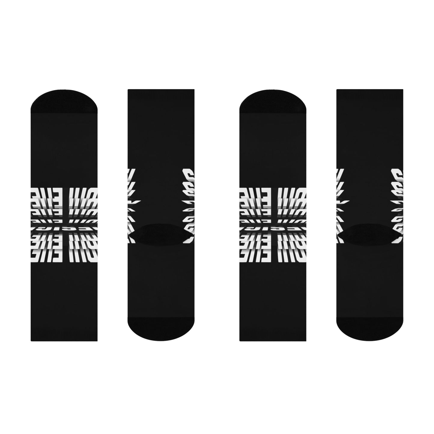 Inspirational Cushioned Crew Socks | Believe in Yourself Boho Wear