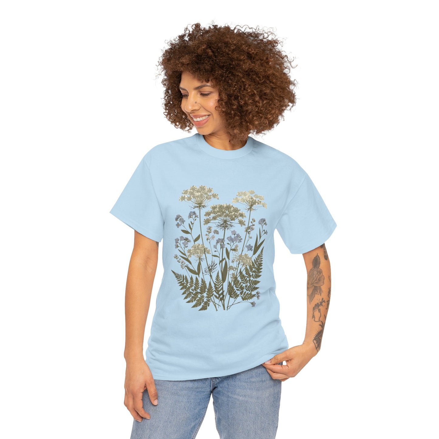 Botanical Art Unisex Heavy Cotton Tee