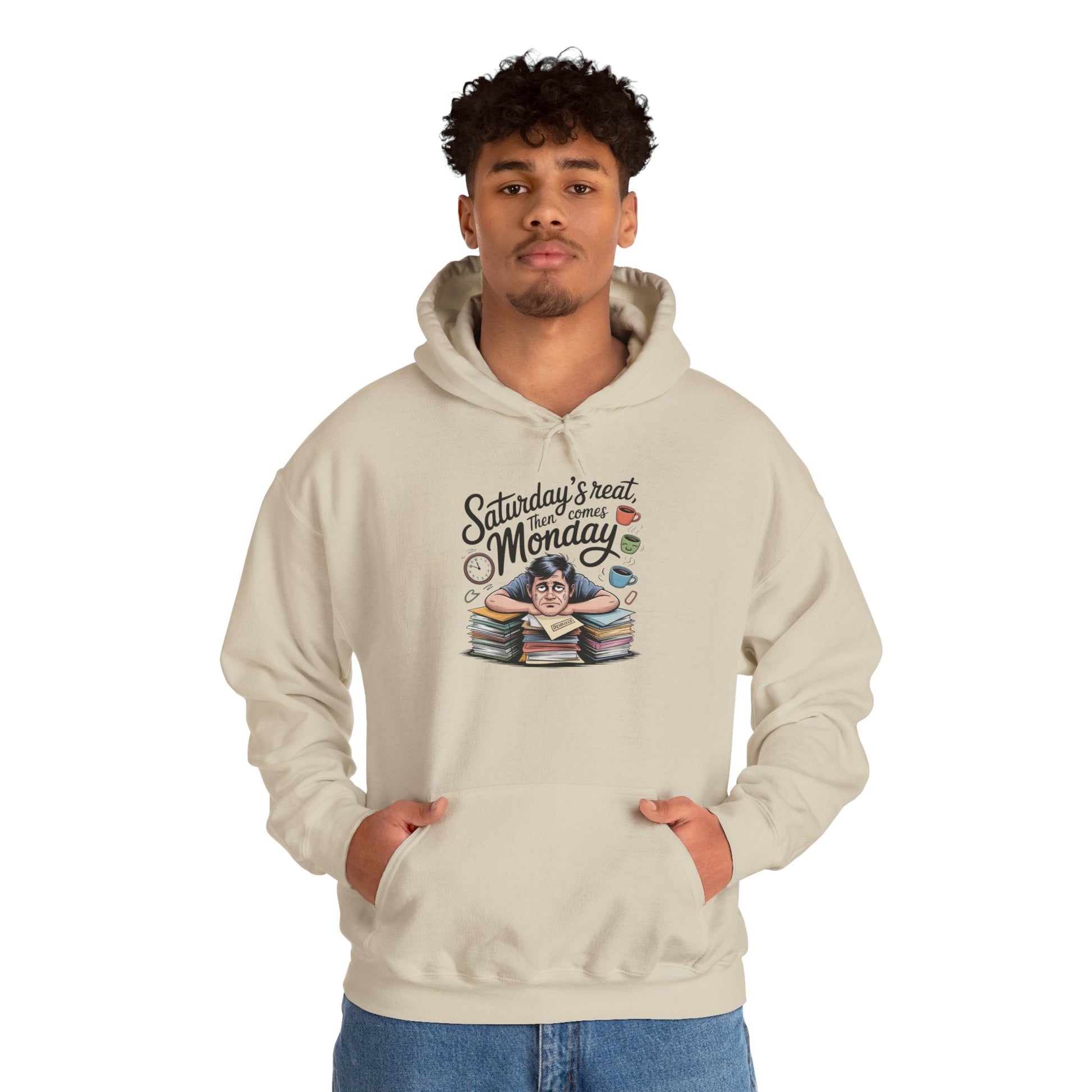 Funny Saturday's Relax Then Comes Monday Hoodie Boho Wear