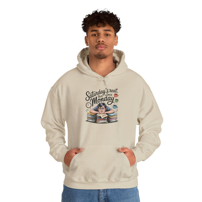 Funny Saturday's Relax Then Comes Monday Hoodie Boho Wear