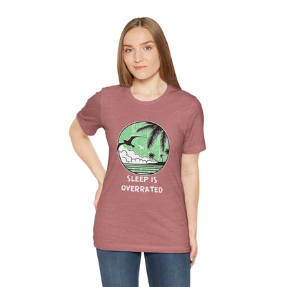 Sleepy Days Unisex Tee: Beach Lovers Printify